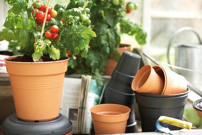 green basics kweekpot 17cm mild terra